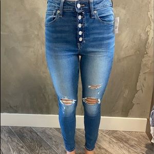 Gap stretch denim high-rise legging